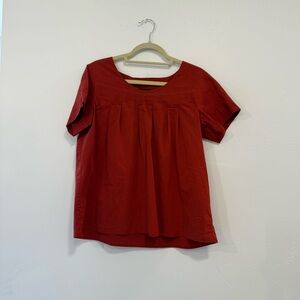 New York & Company Scarlet Pleated Blouse